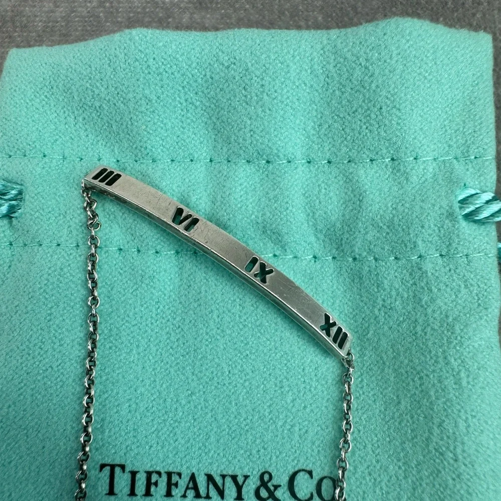 Tiffany & Co Sterling 925 Silver Atlas Bracelet - Picture 3 of 7